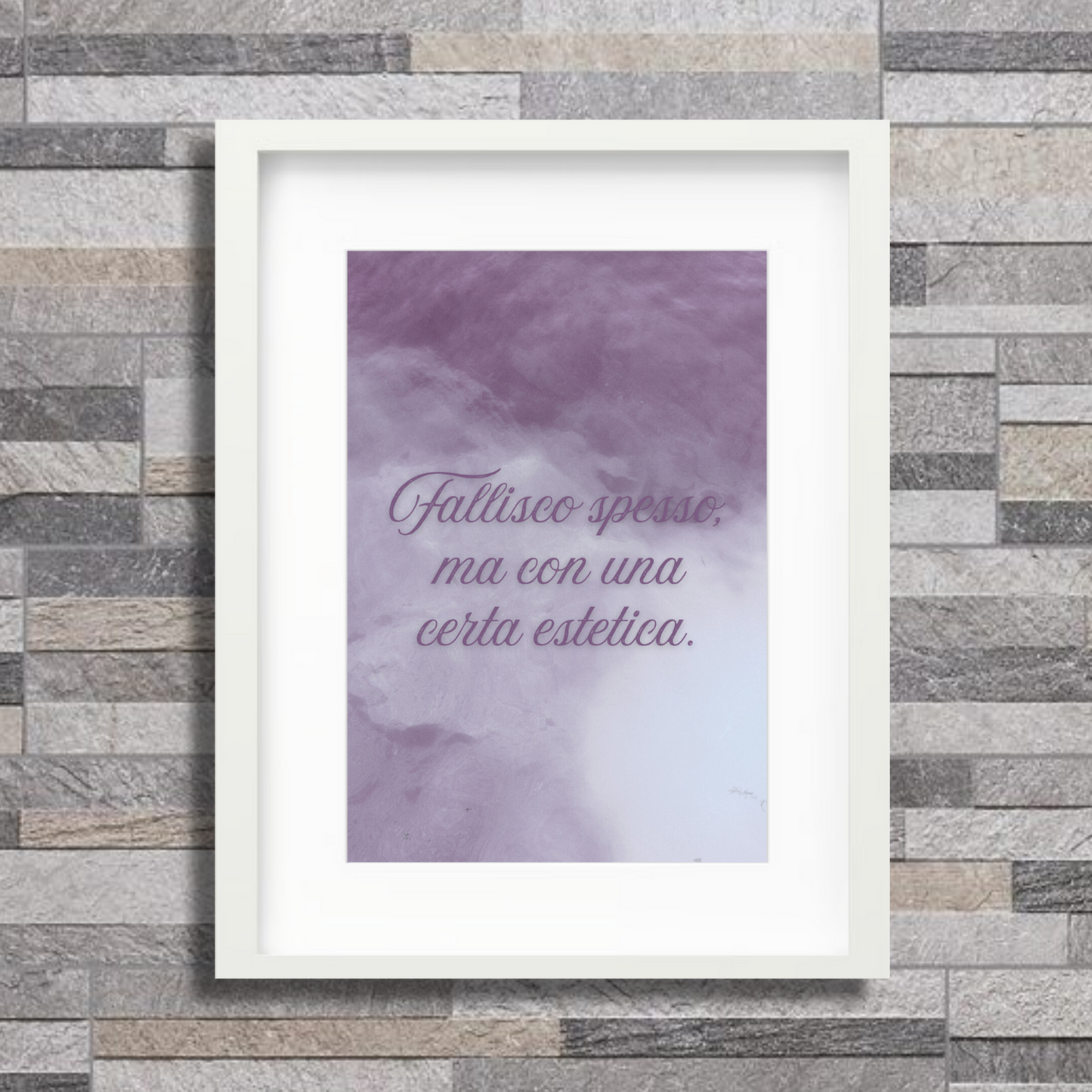 L’arte di sbagliare con stile.