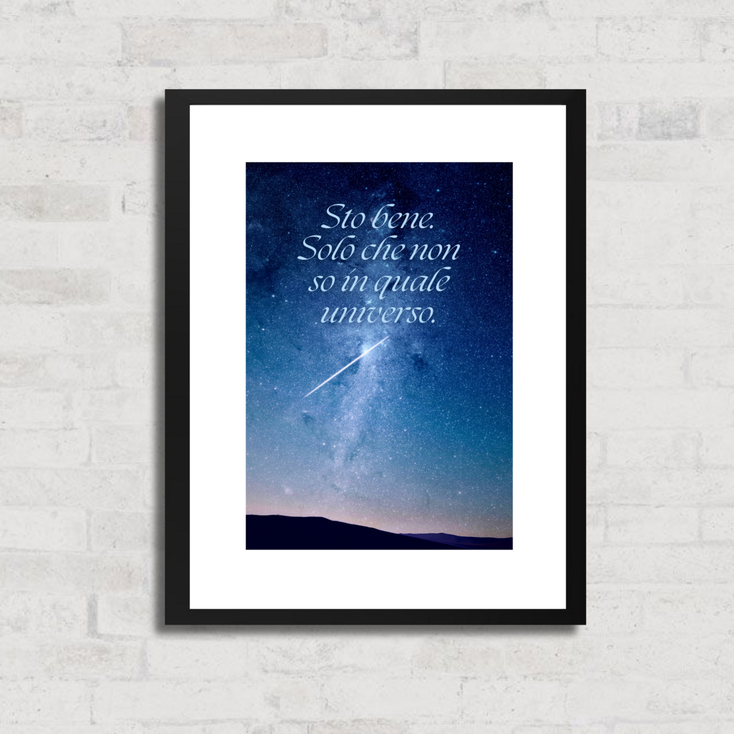 Così piccolo nell’universo, eppure così incasinato.