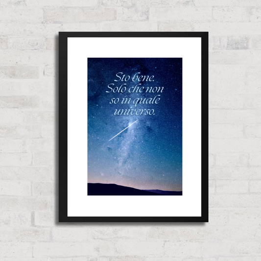 Così piccolo nell’universo, eppure così incasinato.