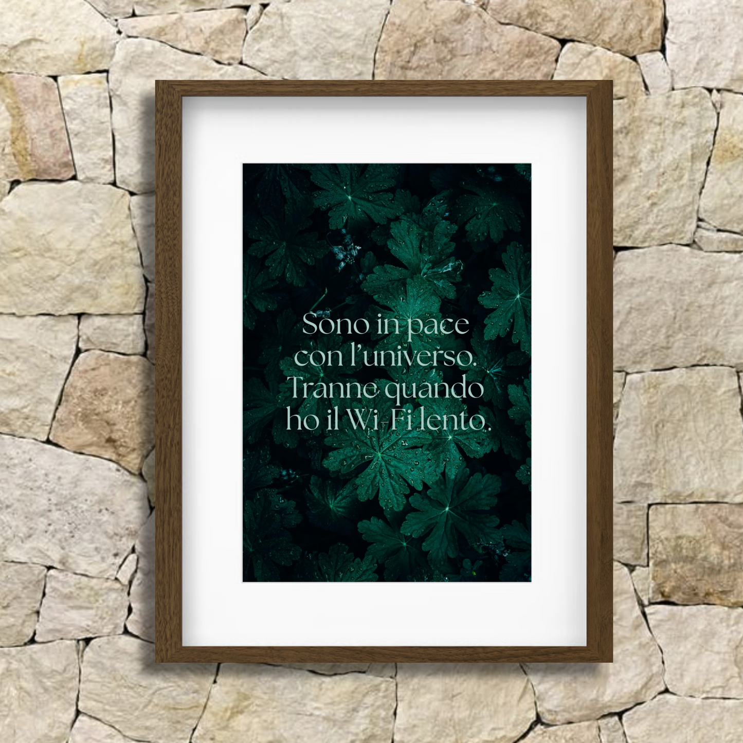 Luce interiore e connessione instabile.