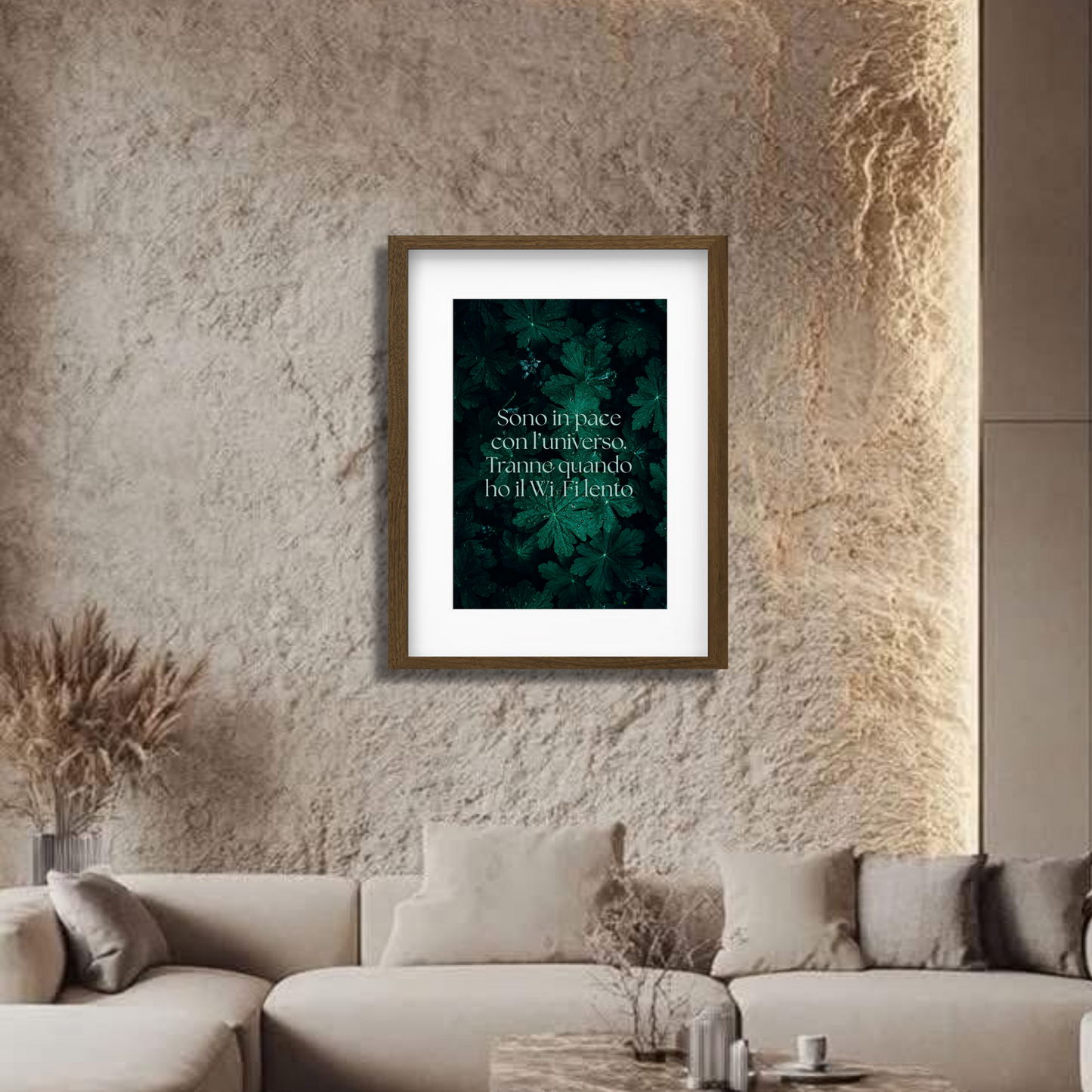 Luce interiore e connessione instabile.