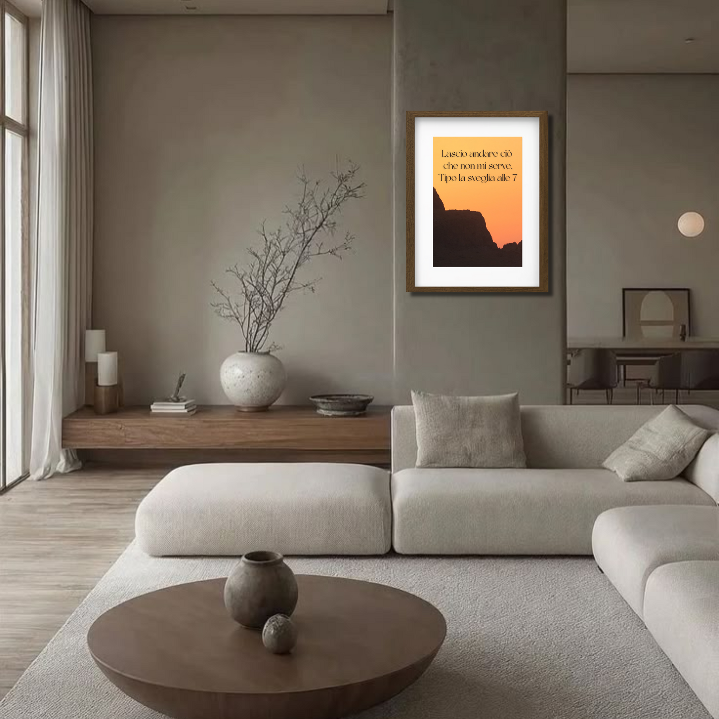 Lasciarsi andare. Come la sveglia.