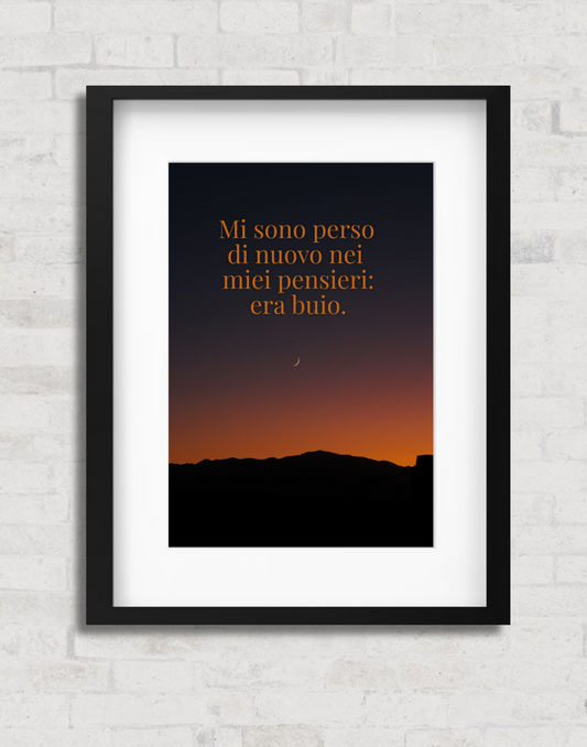 Tramonto estetico, vita tragica.